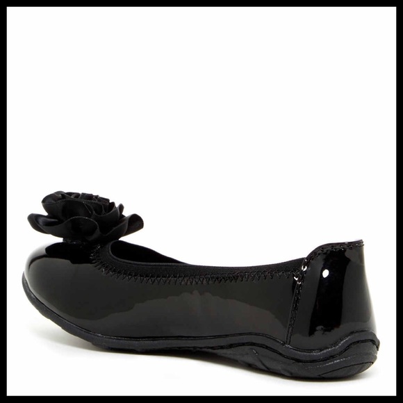 GIRL’S BLACK DRESSY SHOES BALLET FLATS SLIP ONS DRESS SHOES - Picture 3 of 8